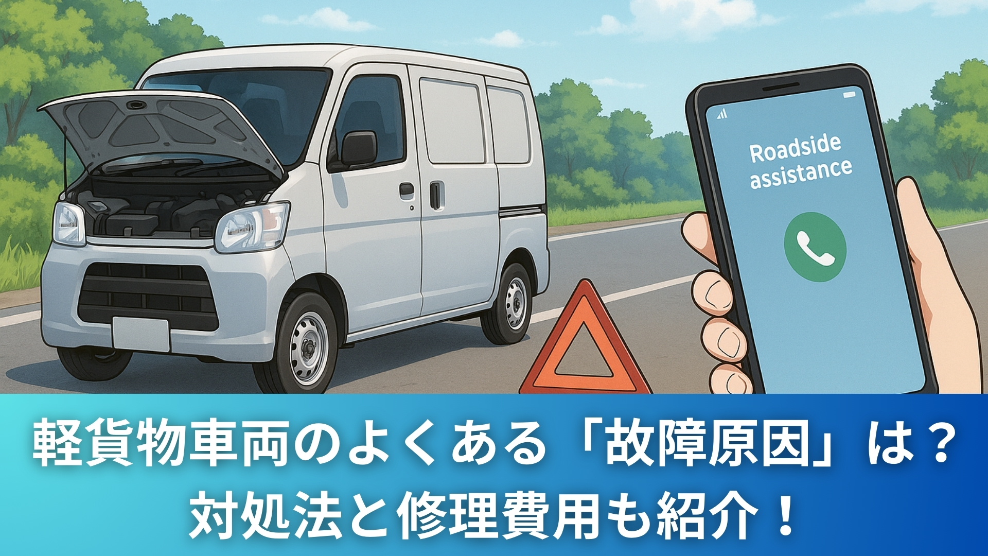 軽貨物車両のよくある「故障原因」は？対処法と修理費用も紹介！